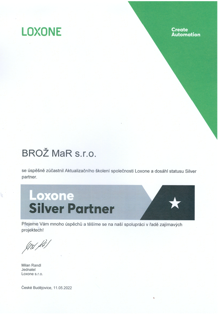 LOXONE Silver Partner